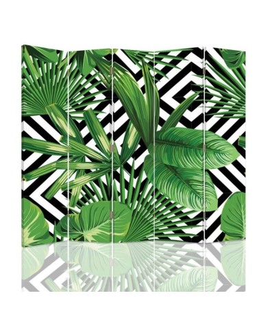 Decorative living room divider - Leafy composition | FEEBY