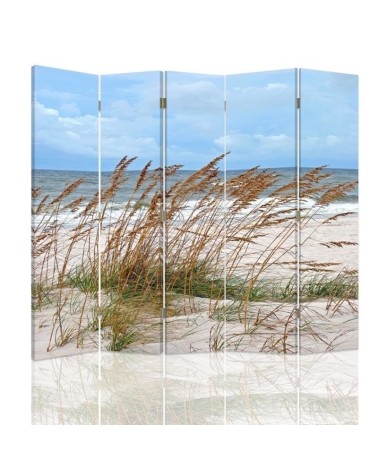 Bathroom divider - Grass on the sea beach | FEEBY