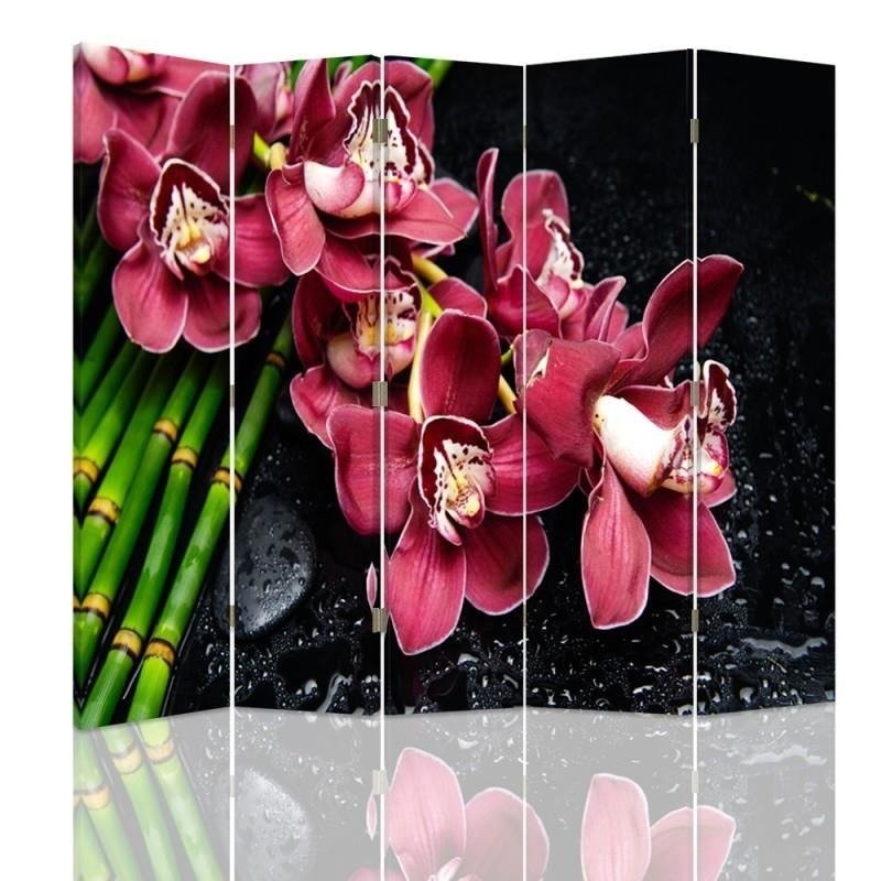 Parawan Orchidea z bambusem - feeby.pl