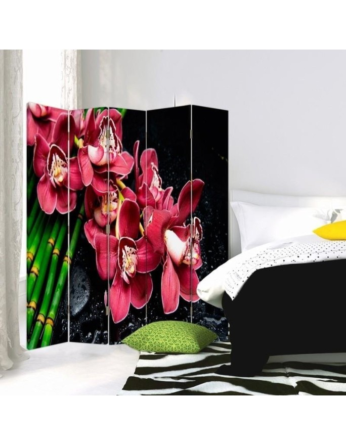 Parawan Orchidea z bambusem - feeby.pl