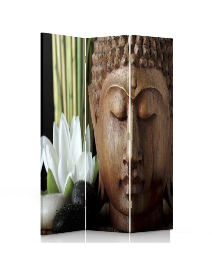 Parawan Budda w drewnie - feeby.pl