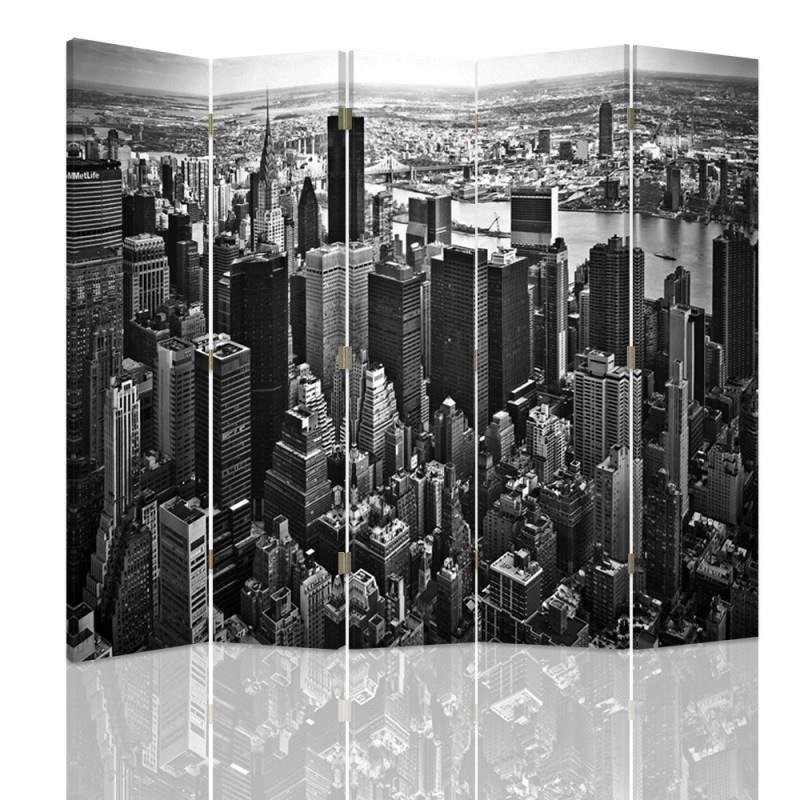 Parawan Manhattan w czerni i bieli - feeby.pl