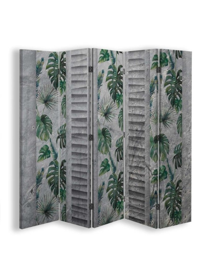 Modern room divider - Monstera pattern | FEEBY