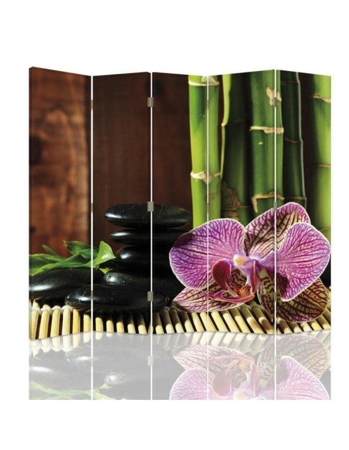 Parawan Kamyki i orchidea - feeby.pl