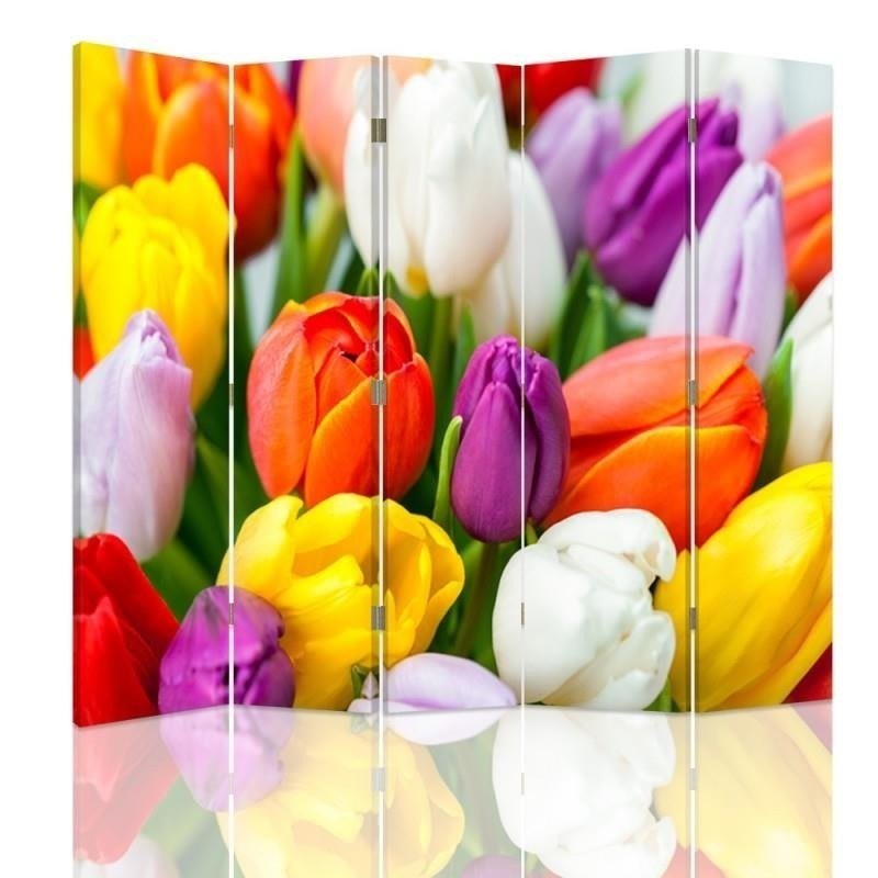 Parawan Kolorowe tulipany - feeby.pl