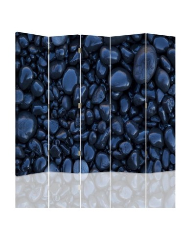 Decorative room divider - Black stones | FEEBY