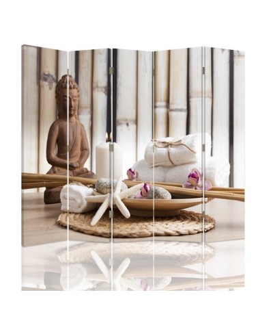 Room divider - Buddha in candlelight | FEEBY