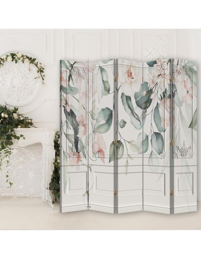 Parawan Kwiaty w pastelach - feeby.pl