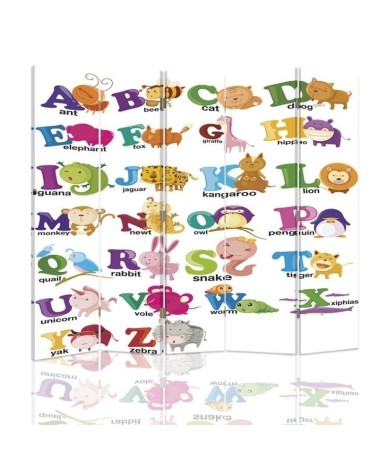 Children's room divider - Picture alphabet | FEEBY