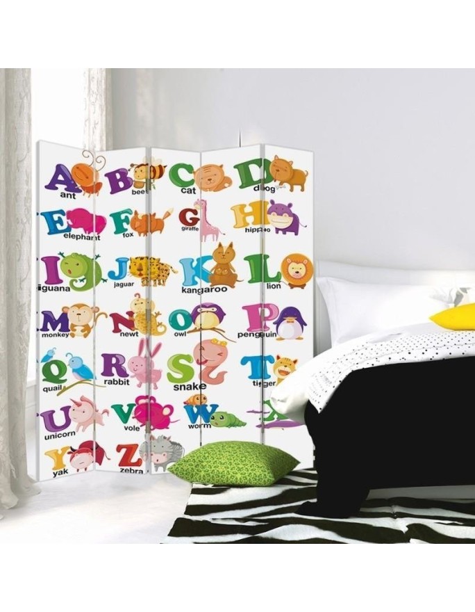 Parawan Obrazkowy alfabet - feeby.pl