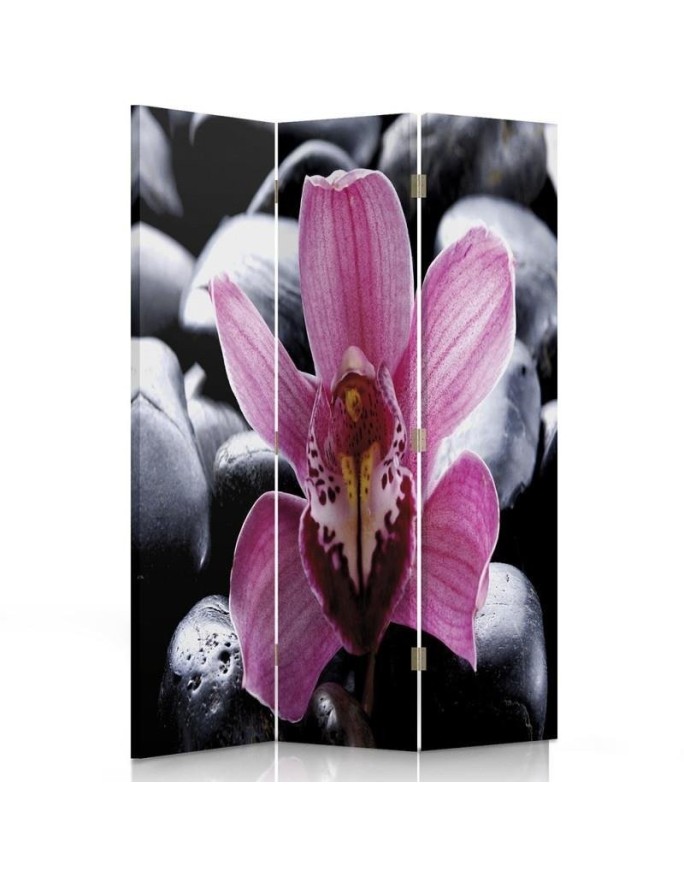 Parawan Zen z kwiatem orchidei - feeby.pl