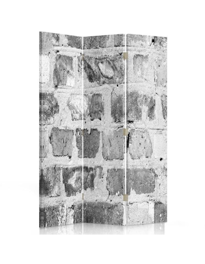Living room divider - Brick wall in grey | FEEBY