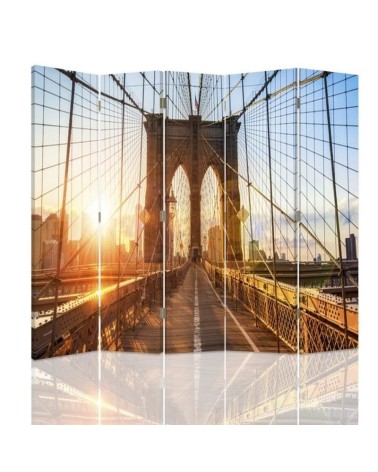Room divider - Sunrise on a bridge | FEEBY