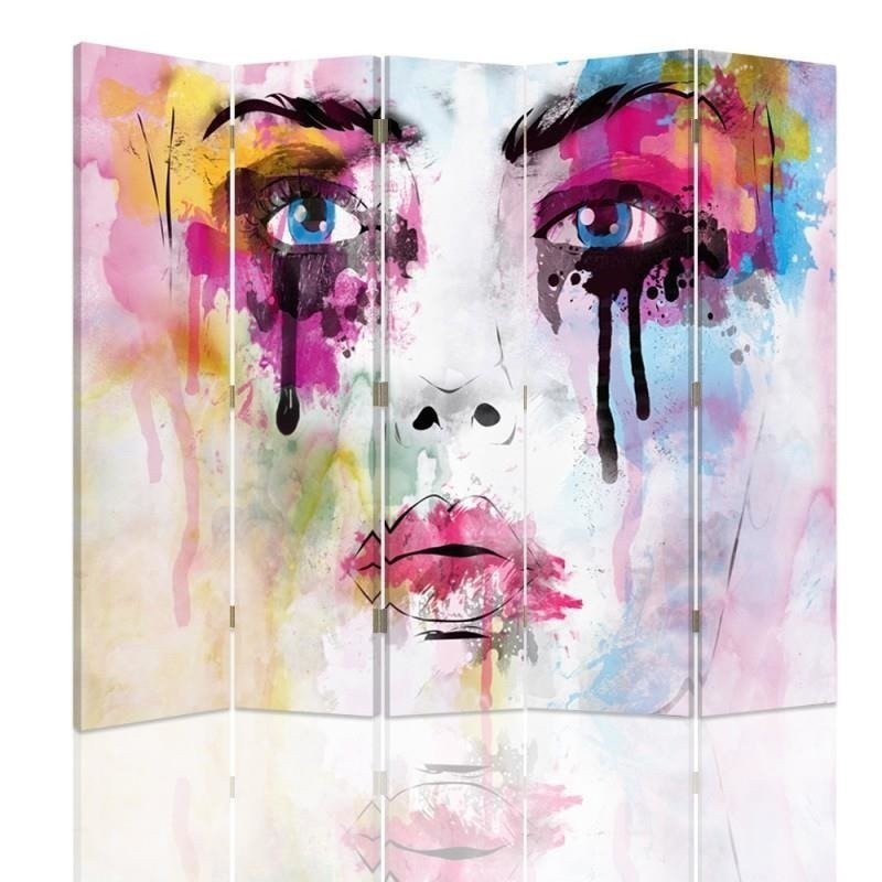 Swivel screen - Face with paint stains | FEEBY