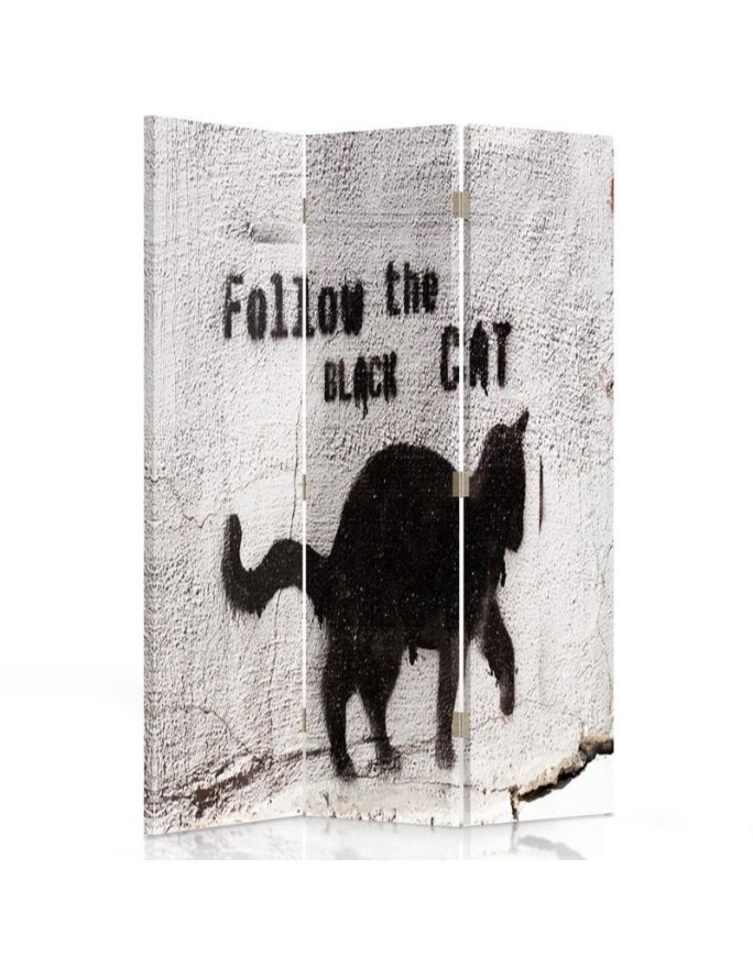 Parawan Follow the black cat - feeby.pl