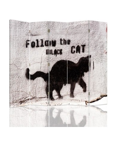 Parawan Follow the black cat - feeby.pl