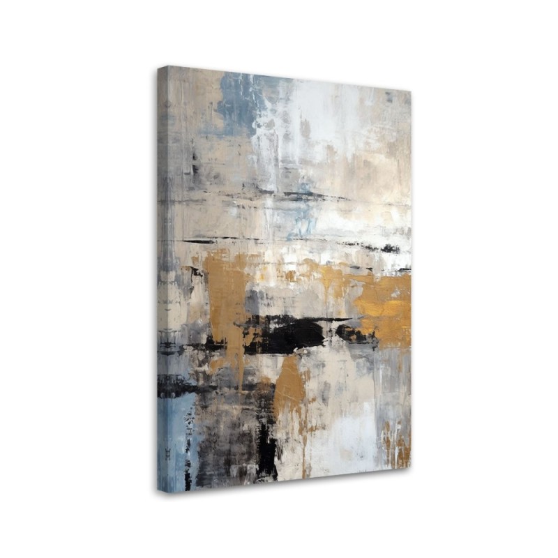 Obraz do salonu - Abstrakcja Złoto Glamour | Feeby.pl