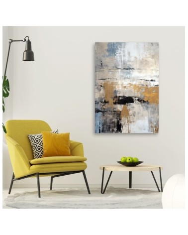 Obraz do salonu - Abstrakcja Złoto Glamour | Feeby.pl