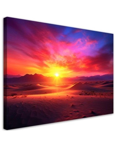 Painting for bedroom - Sunset landscape | FEEBY