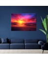 Painting for bedroom - Sunset landscape | FEEBY