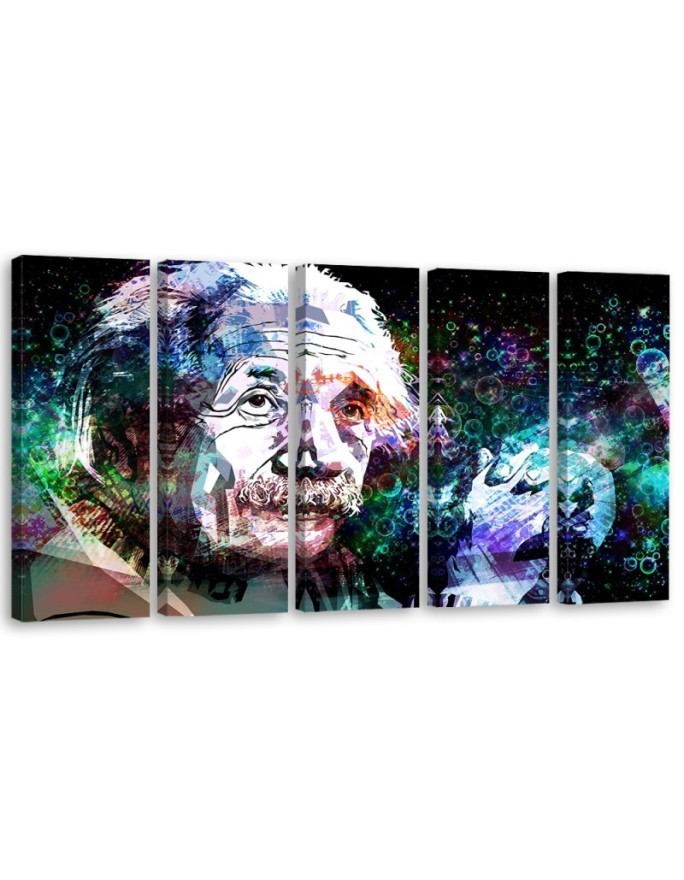Obraz na ścianę do salonu - Albert Einstein | Feeby.pl