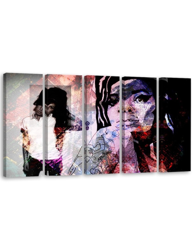 Obraz na płótnie canvas - Amy Winehouse | Feeby.pl