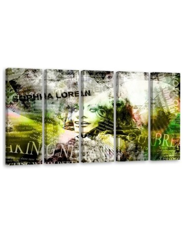 Modern canvas print - Sophia Loren | FEEBY
