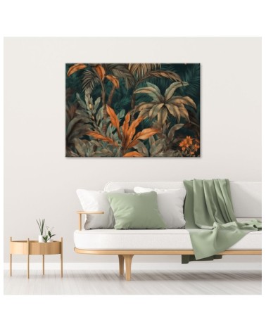 Nowoczesny obraz na płótnie - Palmy w dżungli pejzaż | Feeby.pl