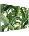Canvas print for the wall - Green tropical leaves | FEEBY