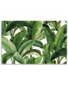 Canvas print for the wall - Green tropical leaves | FEEBY