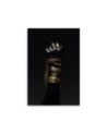 Canvas print for living room - Hand with gold jewellery | FEEBY