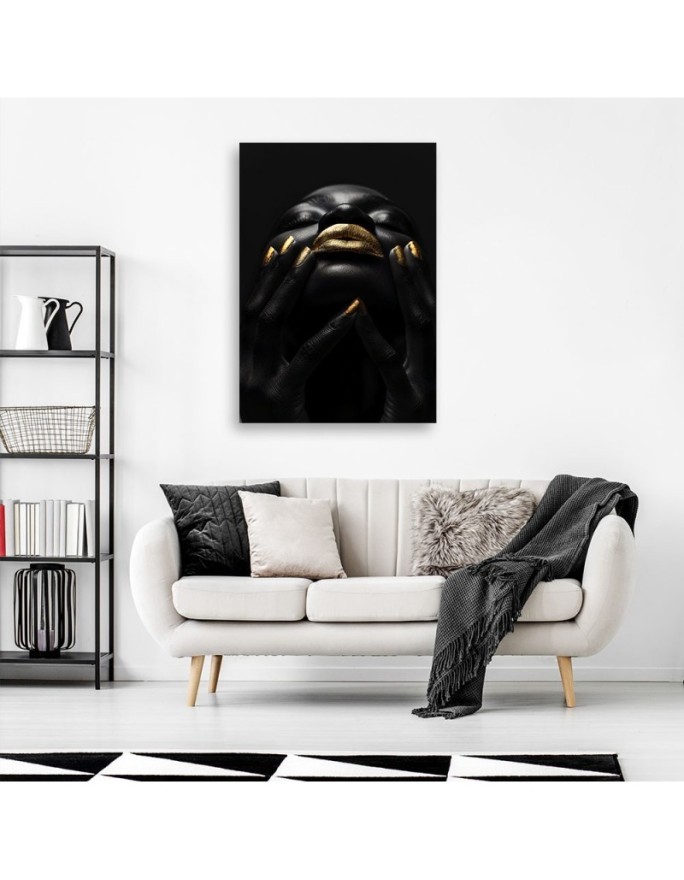 Inspirujący obraz na płótnie - Afrykański portret kobiety | Feeby.pl
