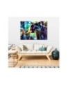 Modern canvas print - Black Panther Abstraction | FEEBY
