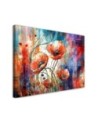Stylowy obraz - Abstrakcyjne Maki | Feeby.pl