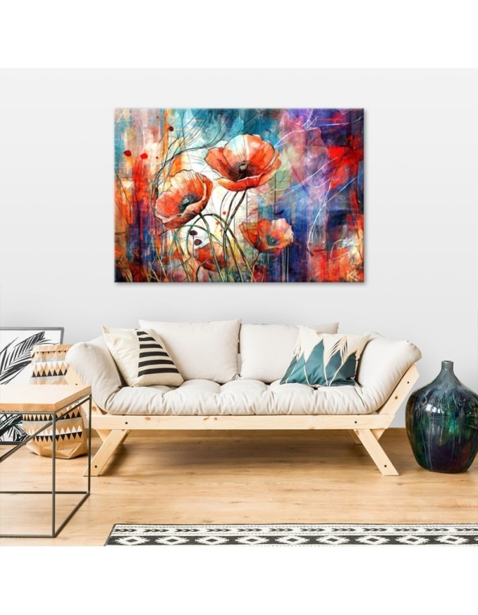 Stylowy obraz - Abstrakcyjne Maki | Feeby.pl