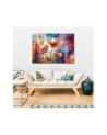 Stylish canvas print - Abstract Poppies | FEEBY