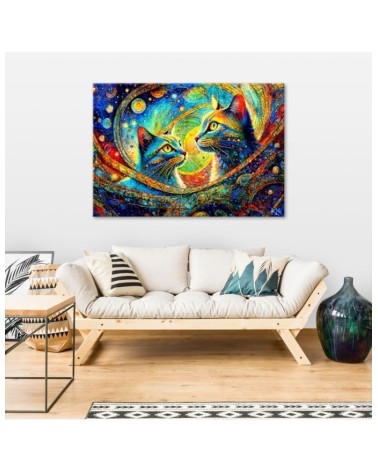 Obraz na płótnie Canvas - Abstrakcyjne koty | Feeby.pl