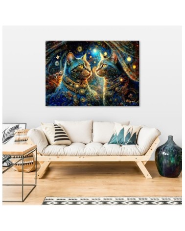 Nowoczesny obraz - Kot Zwierzęta Abstrakcja | Feeby.pl