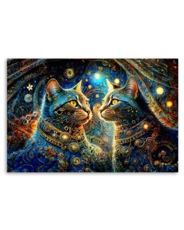 Nowoczesny obraz - Kot Zwierzęta Abstrakcja | Feeby.pl