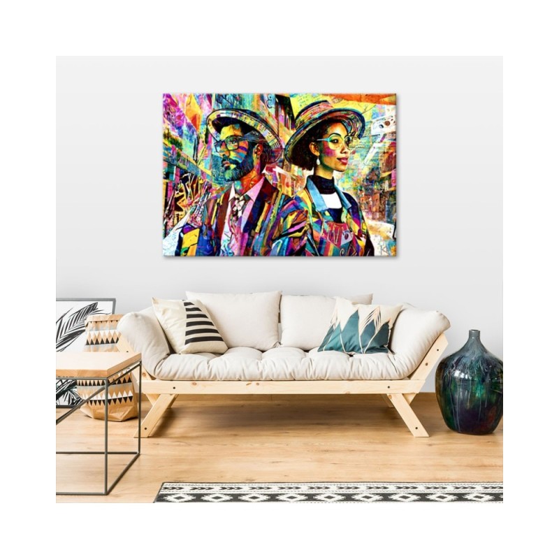 Obraz do sypialni - Kobieta i Mężczyzna Abstrakcja | Feeby.pl