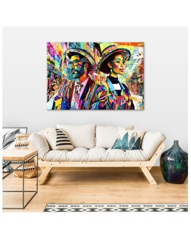 Obraz do sypialni - Kobieta i Mężczyzna Abstrakcja | Feeby.pl