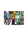 Stylish canvas print - Woman in a Glamour Mask | FEEBY