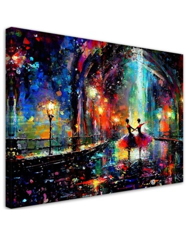 Stylish painting for the living room - Ballerinas Music Dance | FEEBY