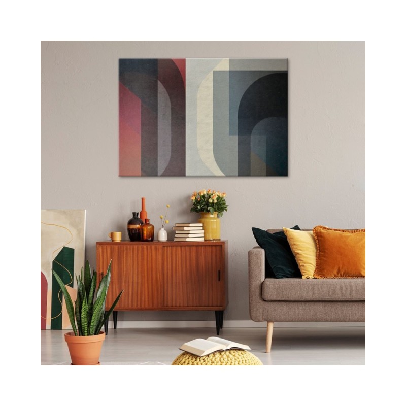 Nowoczesny obraz do sypialni - Abstrakcja Retro | Feeby.pl