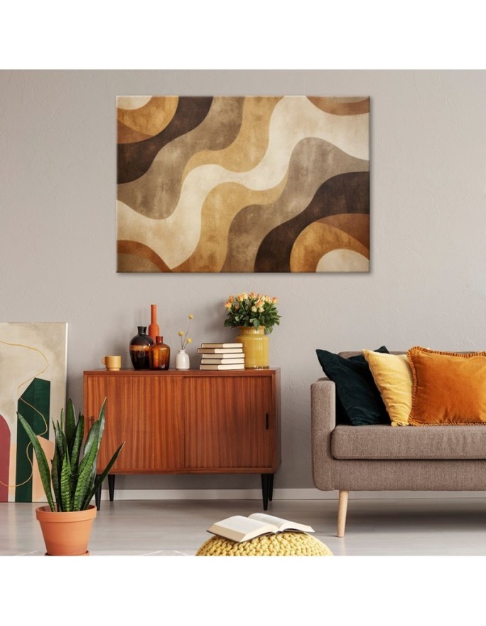 Obraz do salonu - Abstrakcja w stylu boho | Feeby.pl