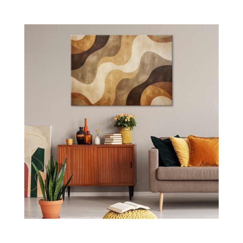 Obraz do salonu - Abstrakcja w stylu boho | Feeby.pl