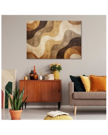 Obraz do salonu - Abstrakcja w stylu boho | Feeby.pl