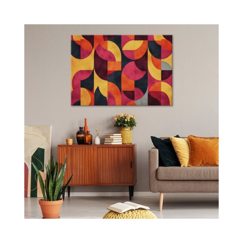 Obraz nowoczesny - Kolorowa Mozaika Retro | Feeby.pl