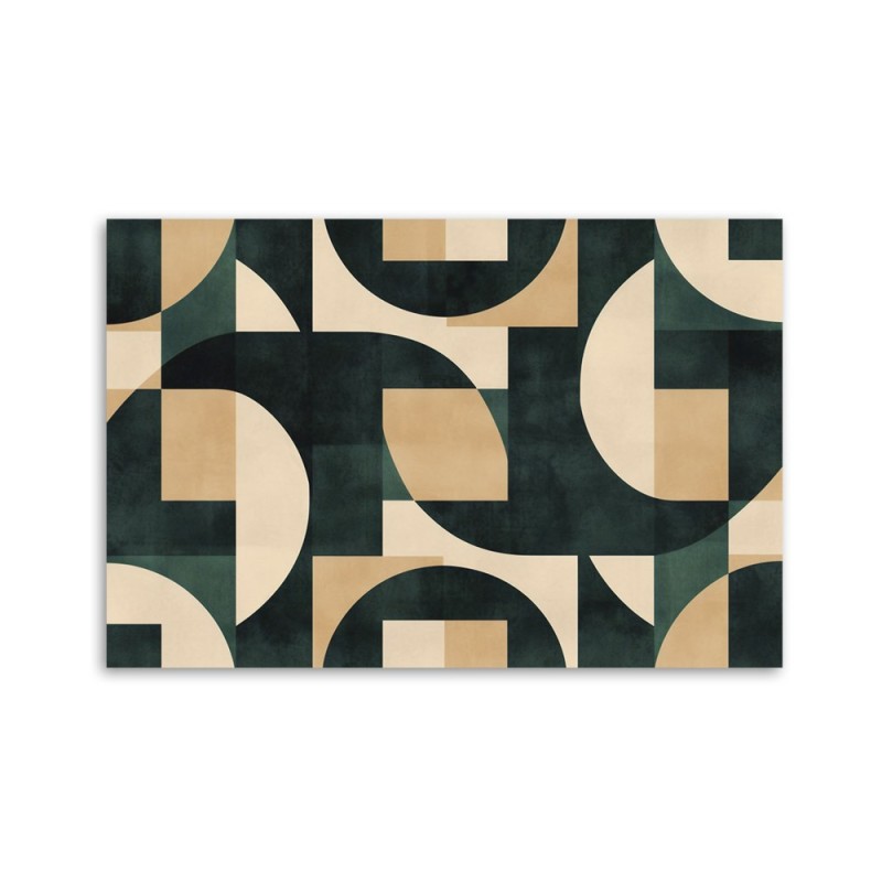 Nowoczesny obraz do salonu - Geometryczna mozaika Retro | Feeby.pl