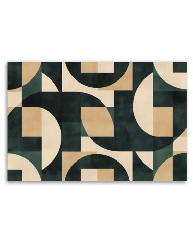 Nowoczesny obraz do salonu - Geometryczna mozaika Retro | Feeby.pl